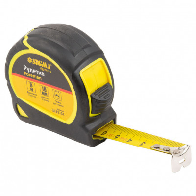 Рулетка SIGMA 5мx19мм Foreman