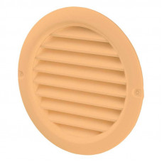 Решетка круглая Домовент ДВ 125 бВс дуб светлый