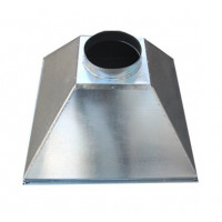 Зонт вытяжной островной 1500x1000x450 № 4