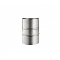 Переходник дымоходный одностенный d140 AISI 201 0,5 мм