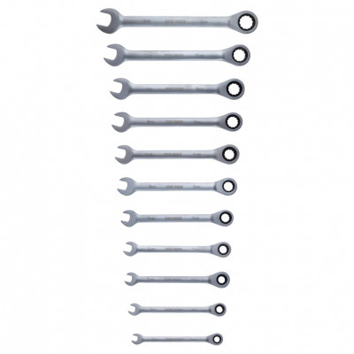 Ключи рожково-накидные трещоточные SIGMA 11шт