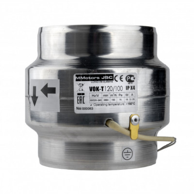 Высокотемпературный осевой вентилятор MMotors VOK 120/100T Высокотемпературный осевой вентилятор MMotors VOK 120/100T