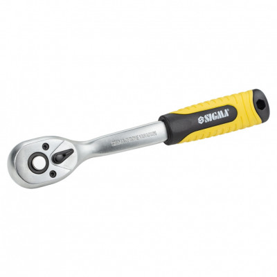 Ключ-трещотка с изогнутой ручкой SIGMA 200мм