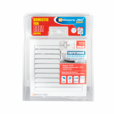Вытяжной вентилятор MMotors MM 100/90 квадрат