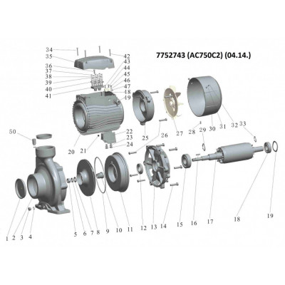 Насос центробежный LEO 3.0 AC750C2