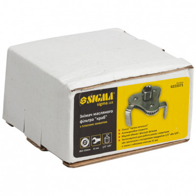 Съемник масляного фильтра SIGMA 63-103мм Съемник масляного фильтра SIGMA 63-103мм