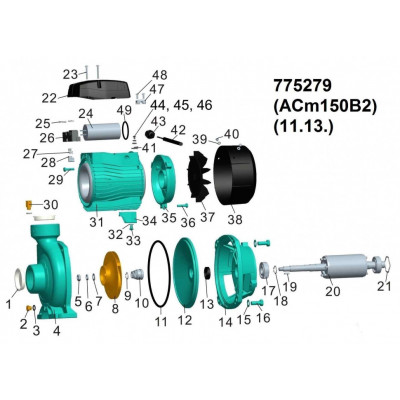 Насос центробежный LEO 3.0 ACm150B2