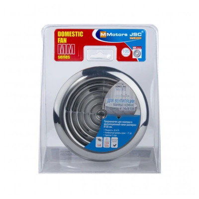 Осевой вентилятор MMotors MM 100/60 круглый хром Осевой вентилятор MMotors MM 100/60 круглый хром