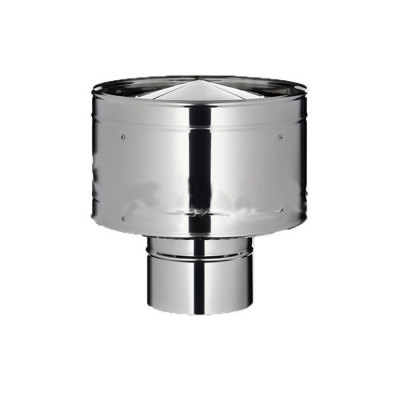 Волпер дымоходный одностенный d160 AISI 201 0,5 мм