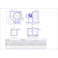 Вентилятор ВЦ 4-75 №10 исп. №1 (пустотка)