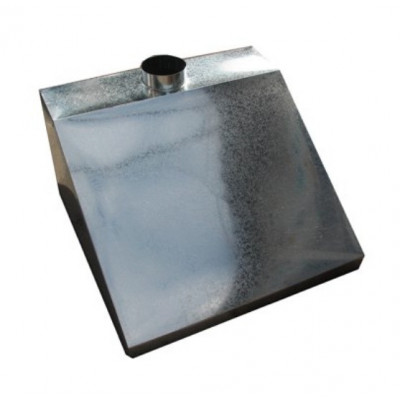 Зонт вытяжной пристенный 800x400x400 № 2.2