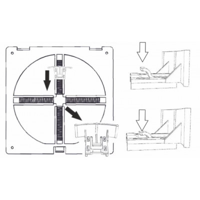 Решетка AirRoxy 170x170 Brown 80-150