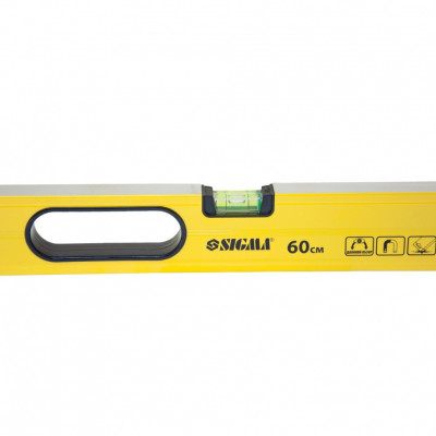 Уровень магнитный SIGMA 60см 3 капсулы + глазок