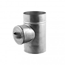 Ревизия опорная дымоходная одностенная d400 AISI 304 0,5 мм