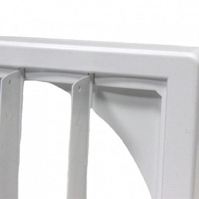 Решетка с затвором AirRoxy 170x170 White 80-150