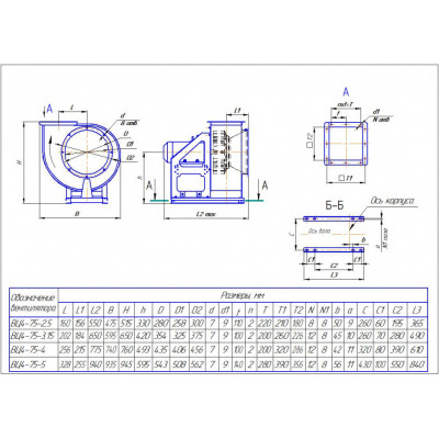 Вентилятор ВЦ 4-75 №8 (5,5/1000), исп. №1