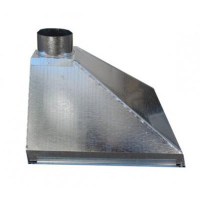 Зонт вытяжной пристенный 800x500x400 № 2