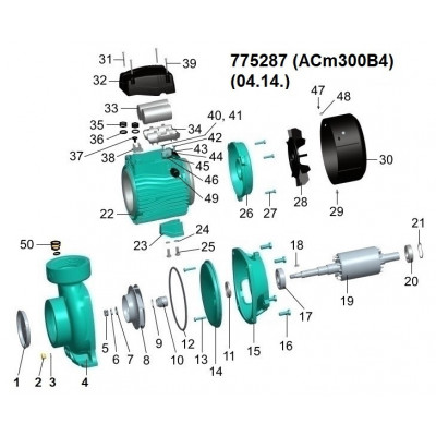 Насос центробежный LEO 3.0 ACm300B4