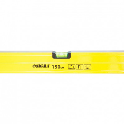 Уровень магнитный SIGMA 150см 3 капсулы + глазок