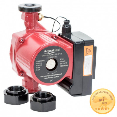 Насос циркуляционный AQUATICA 65Вт 63л/мин ⌀1 1/2