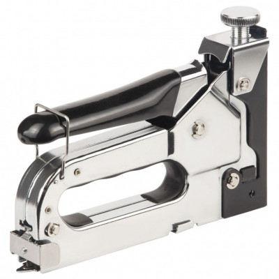 Степлер GRAD 4-14мм (хром)