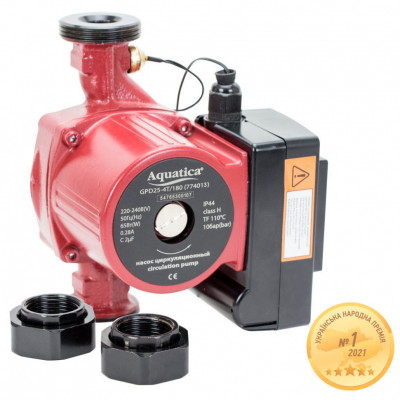 Насос циркуляционный AQUATICA 65Вт 63л/мин ⌀1 1/2
