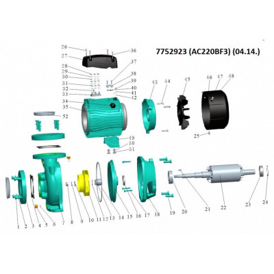 Насос центробежный LEO 3.0 2.2кВт 1000л/мин
