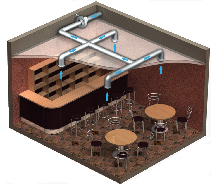Монтажные особенности Вентс ВК ЕС 100